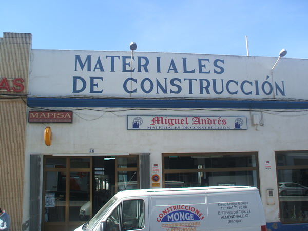 MATERIALES DE CONSTRUCCIÓN MIGUEL ANDRÉS - Empresas de Almendralejo