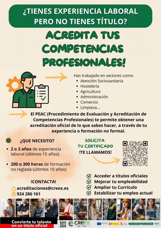 ACREDITA TUS COMPETENCIAS PROFESIONALES