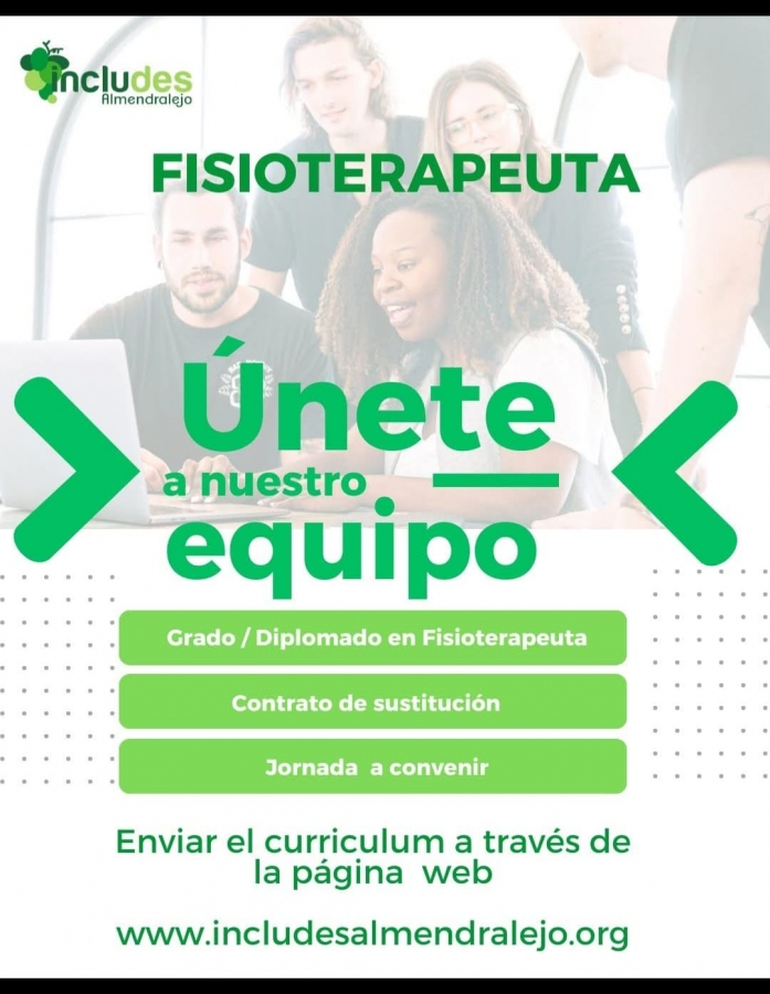 OFERTA DE EMPLEO FISIOTERAPEUTA 