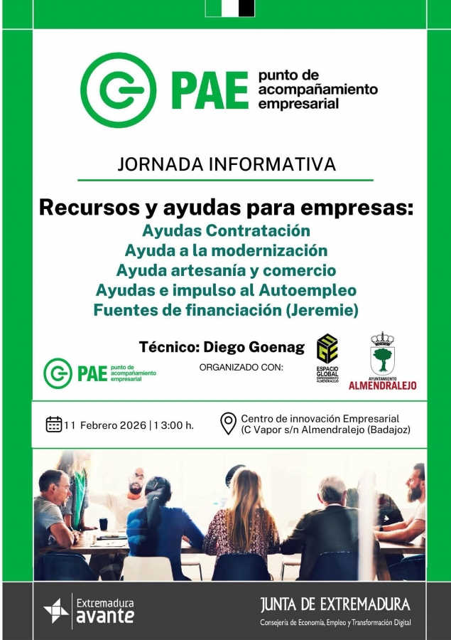Jornada informativa para empresas y emprendedores